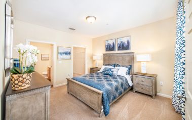 Bedroom at MAA Farm Springs luxury apartment homes in Summerville, SC