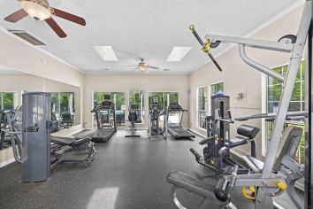 Fitness center at MAA Waters Edge luxury apartment homes in Summerville, SC