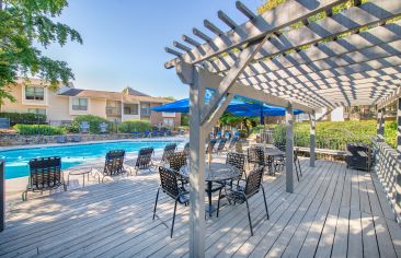 Pool at MAA Haywood luxury apartment homes in Greenville, SC