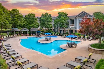 Pool at MAA Point Place luxury apartment homes in Simpsonville, SC