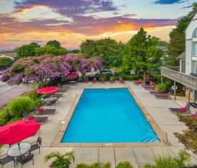 Aerial pool at MAA Cloverdale in Chattanooga, TN