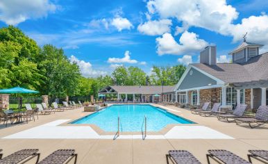 Pool at MAA Murfreesboro luxury apartment homes in Murfreesboro, TN