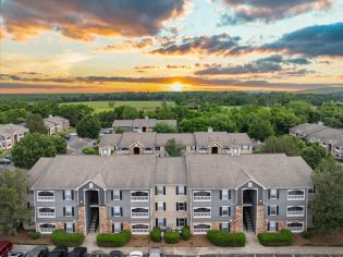 Property aerial at MAA Murfreesboro luxury apartment homes in Murfreesboro, TN
