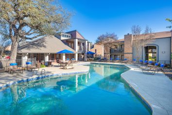 Pool at MAA Balcones Woods luxury apartment homes in Austin, TX