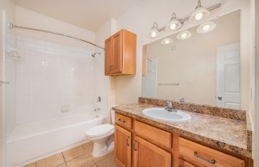 Bathroom at MAA Canyon Creek in Austin, TX