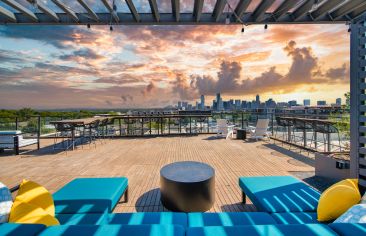 Rooftop area at MAA South Lamar in Austin, TX