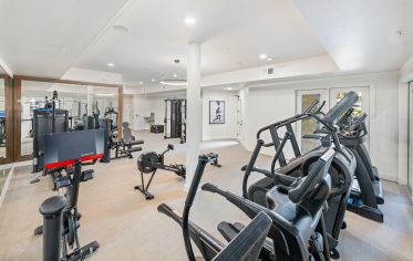 Fitness center at MAA West Austin luxury apartment homes in Austin, TX