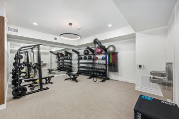 Fitness center at MAA West Austin luxury apartment homes in Austin, TX