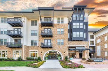 Leasing exterior at MAA West Austin luxury apartment homes in Austin, TX