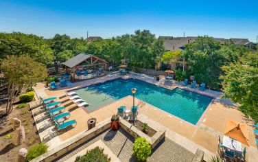 Aerial Pool at MAA Western Oaks in Austin, TX