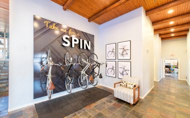 Bikes at MAA Bella Casita luxury apartment homes in Dallas, TX