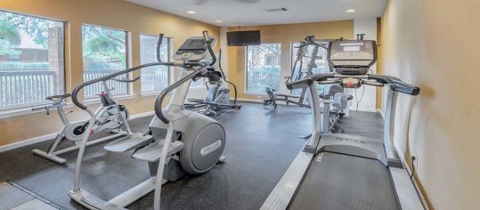 Fitness Center at MAA Highwood Plano luxury apartment homes in Plano, TX