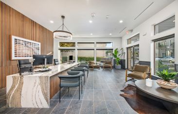 Leasing interior at MAA Legacy luxury apartment homes in Plano, TX