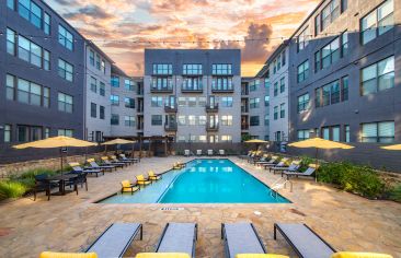 Pool at MAA Medical District luxury apartment homes in Dallas, TX