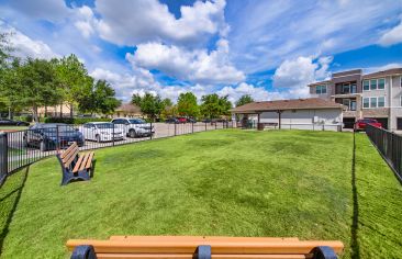 Dog park at MAA Vintage Park luxury apartment homes in Houston, TX