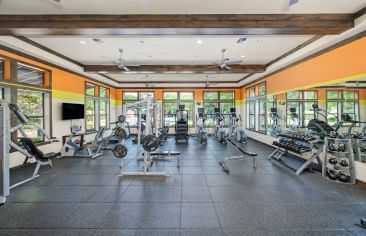 Fitness center at MAA Bulverde luxury apartment homes in San Antonio, TX