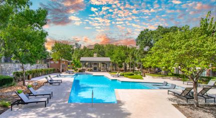 Pool at MAA Bulverde luxury apartment homes in San Antonio, TX