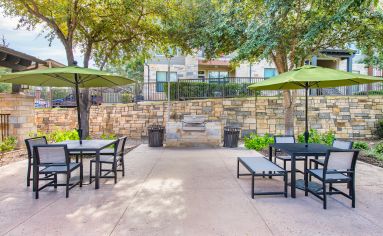 Pool grill at MAA Bulverde luxury apartment homes in San Antonio, TX