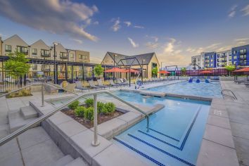 Pool at MAA at Daybreak luxury apartment homes in South Jordan, UT