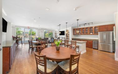 Clubhouse Lounge at Stonefield Commons in Charlotteville, VA