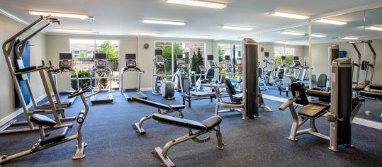 Fitness Center at MAA Stonefield luxury apartment homes in Charlottesville, VA