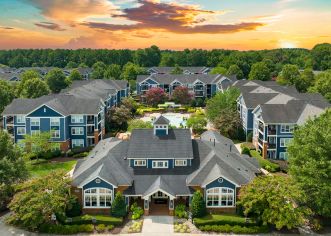 Exterior Leasing Office at Adalay Bay in Chesapeake, VA