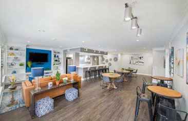 Clubhouse at Station Square at Cosners Corner luxury apartment homes in Fredericksburg, VA