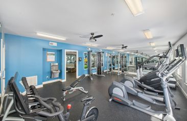 Fitness Center at Station Square at Cosners Corner luxury apartment homes in Fredericksburg, VA