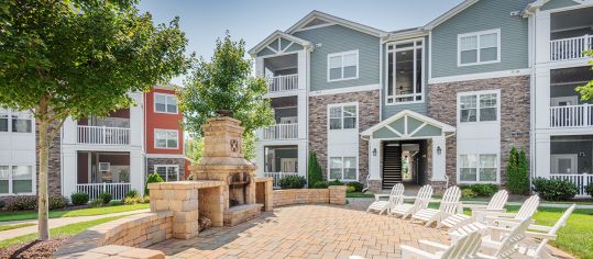 Firepit at MAA Cosner's Corner luxury apartment homes in Fredericksburg, VA