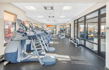 Fitness center at Radius luxury apartment homes in Newport News, VA