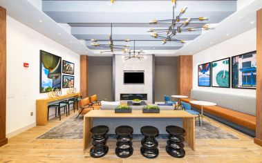 Common area at MAA National Landing luxury apartment homes in Washington, DC