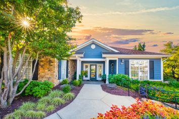 Leasing office at Post Corners luxury apartment homes in Centreville, VA near Washington, DC