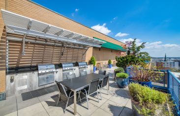 Rooftop grilling at Post Massachusetts Avenue luxury apartment homes in Washington, DC