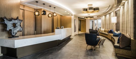 Front desk at Post Massachusetts Avenue luxury apartment homes in Washington, DC