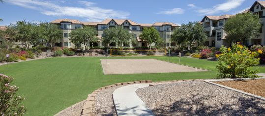 Volleyball Court at Edge at Lyons Gate luxury apartment homes in Phoenix, AZ