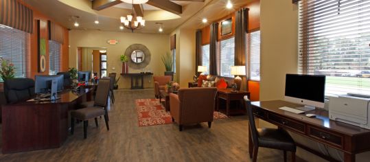 Lobby at Sky View Ranch luxury apartment homes in Phoeniz, AZ