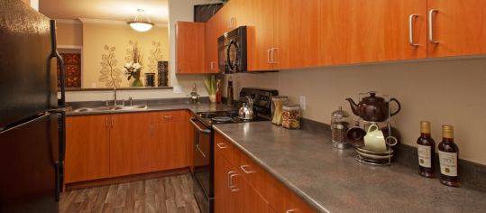 Kitchen at Sky View Ranch luxury apartment homes in Phoeniz, AZ