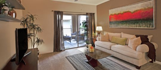 Living Room at Sky View Ranch luxury apartment homes in Phoeniz, AZ