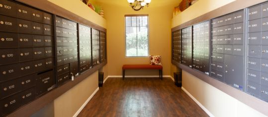 Mailroom at Sky View Ranch luxury apartment homes in Phoeniz, AZ