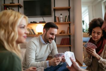 People playing cards