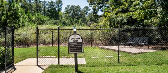 Dog park at Birchall at Ross Bridge luxury apartment homes in Birmingham AL