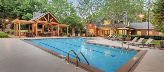 Pool with Outdoor Entertaining Area and Clubhouse