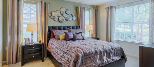 Bedroom 3 at Colonial Grand at Madison luxury apartments homes in Huntsville, AL 