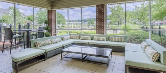 Porch 2 at MAA Madison Lakes luxury apartments homes in Huntsville, AL 