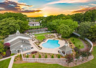 Leasing and Pool Area at The Paddock Club Huntsville in Huntsville, AL