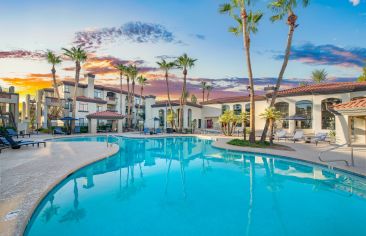 Pool at MAA Camelback luxury apartment homes in Scottsdale, AZ