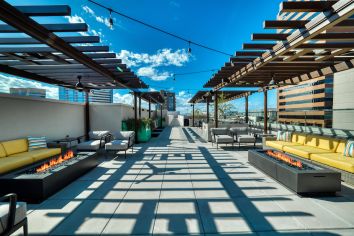 Rooftop lounge at MAA Central Ave in Phoenix, AZ