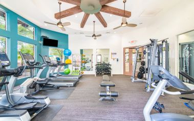 Fitness center at Talus Ranch luxury apartment homes in Phoenix, AZ