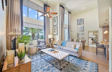 Model Living Room at MAA Fountainhead in Phoenix, AZ