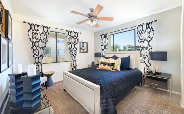 Master Bedroom Furnished at MAA Lyons Gate in Phoenix, AZ